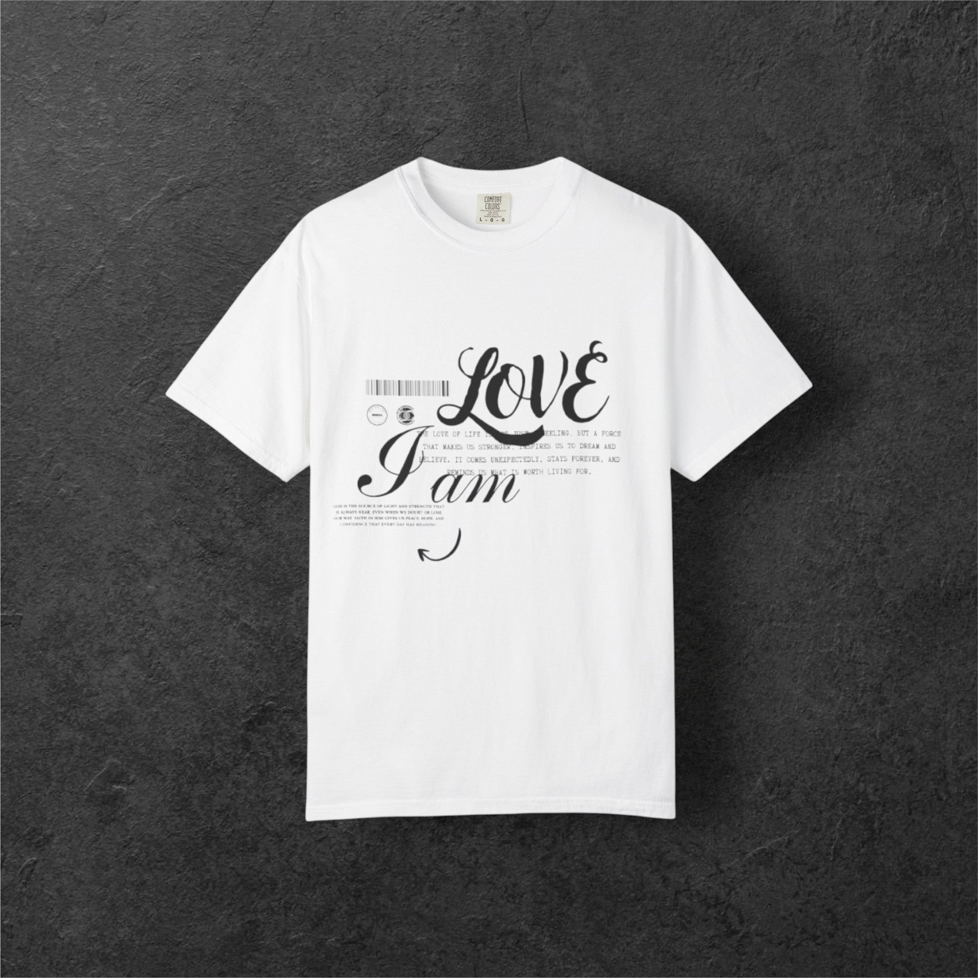 White T-Shirt "I AM LOVE"