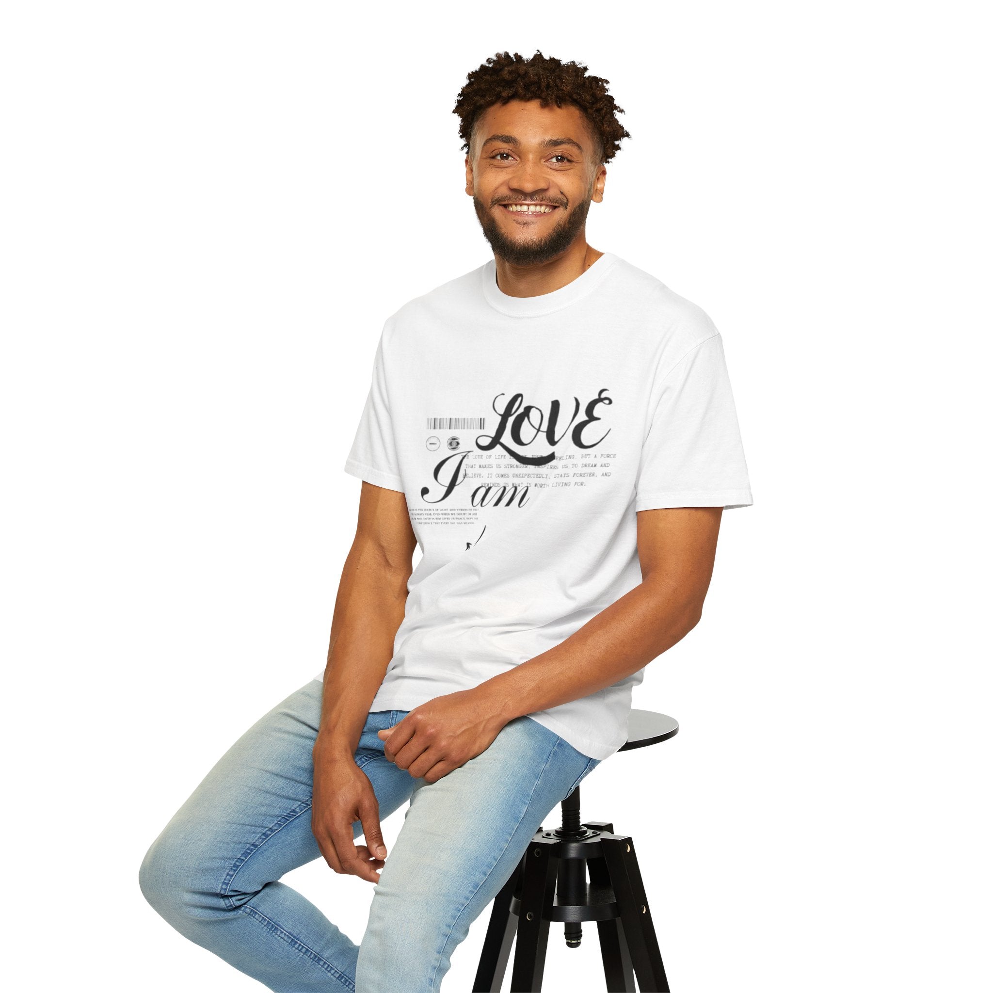 White T-Shirt "I AM LOVE"